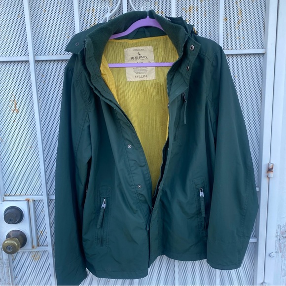 Rose Pistol women’s L hooded jacket zipper & snap close vintage fit mesh lining - Picture 6 of 8